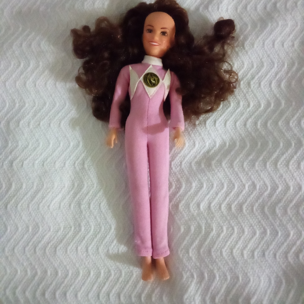 Bandai 1994 Pink Power Ranger Barbie Loose So Pretty 😍
